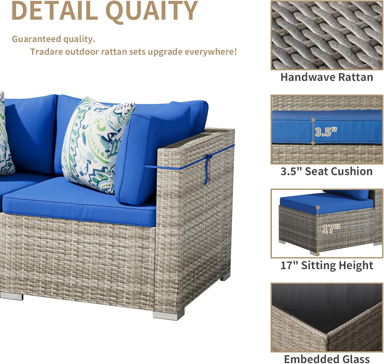 7 Piece Patio Furniture Set