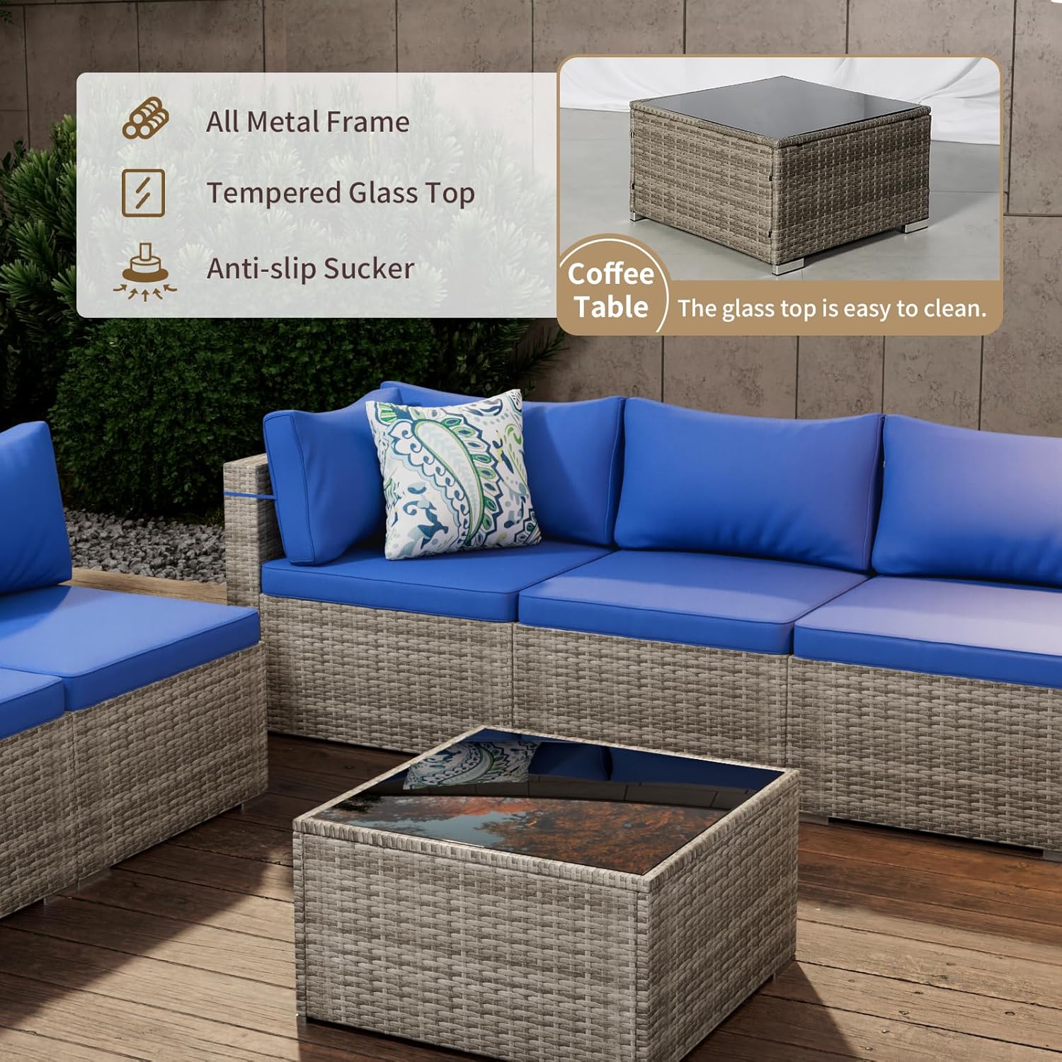 7 Piece Patio Furniture Set