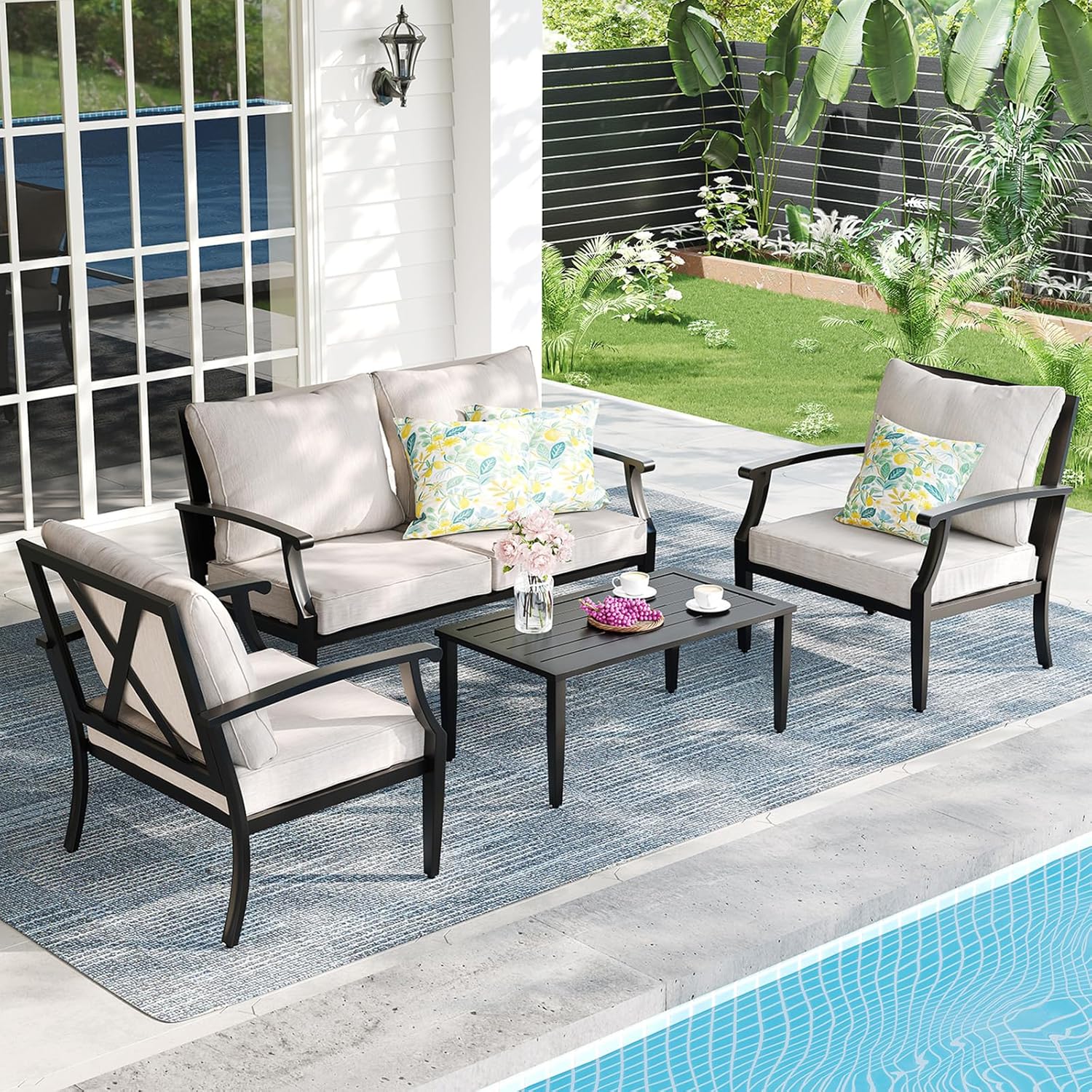 4-Piece Patio Furniture Set