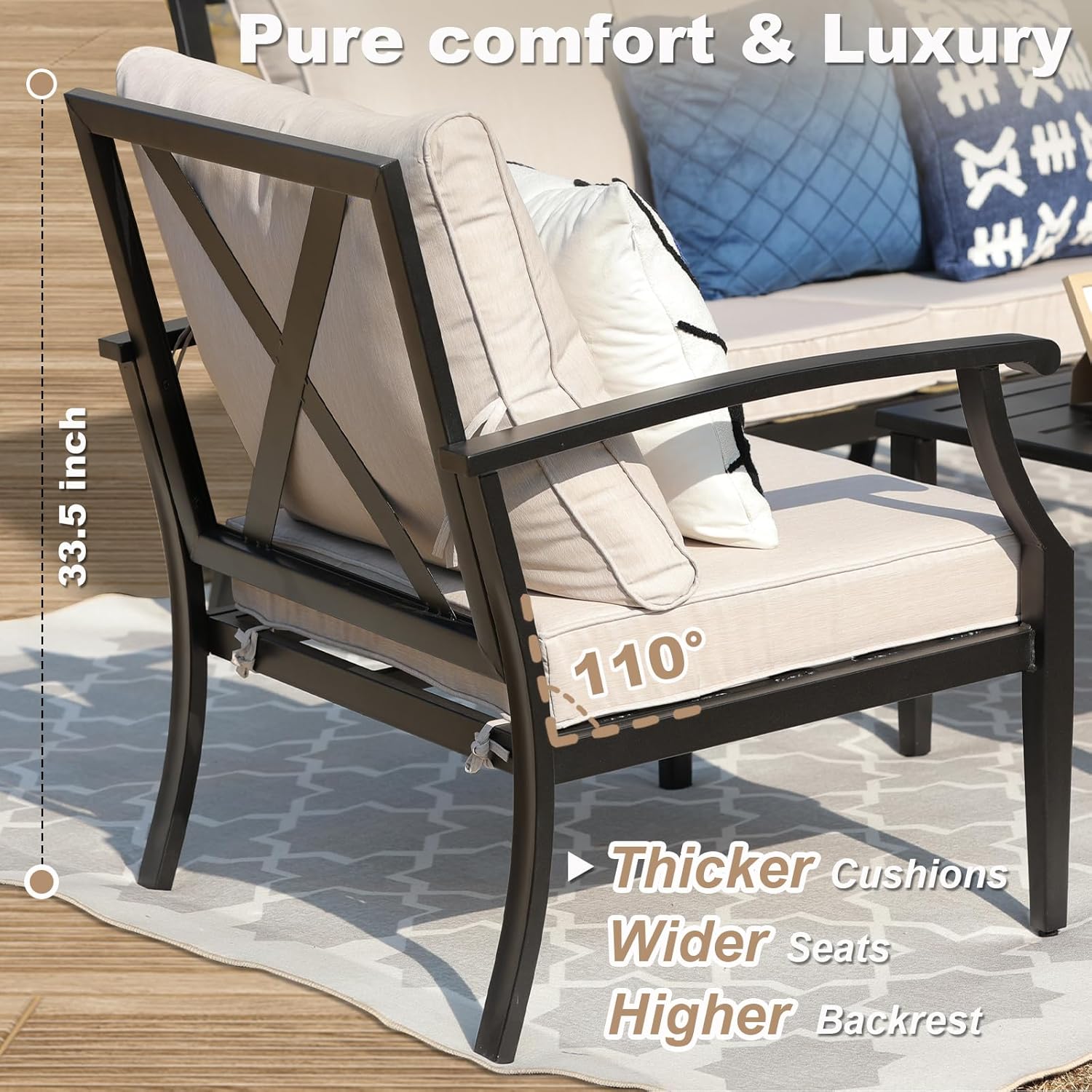 4-Piece Patio Furniture Set