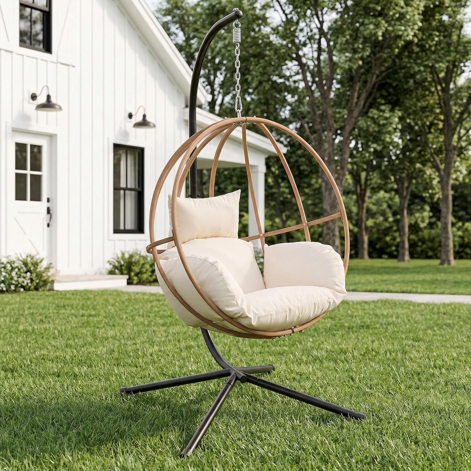 Modern Swinging Egg Chairs Indoor