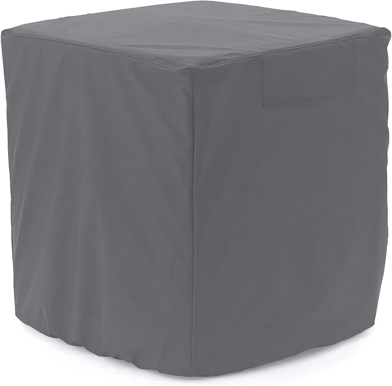 Air Conditioner Cover for Outside Units - Durable Waterproof Square AC Cover for Outdoor with Windproof Buckles Elastic Hem for Secure Fit Year Around Protection