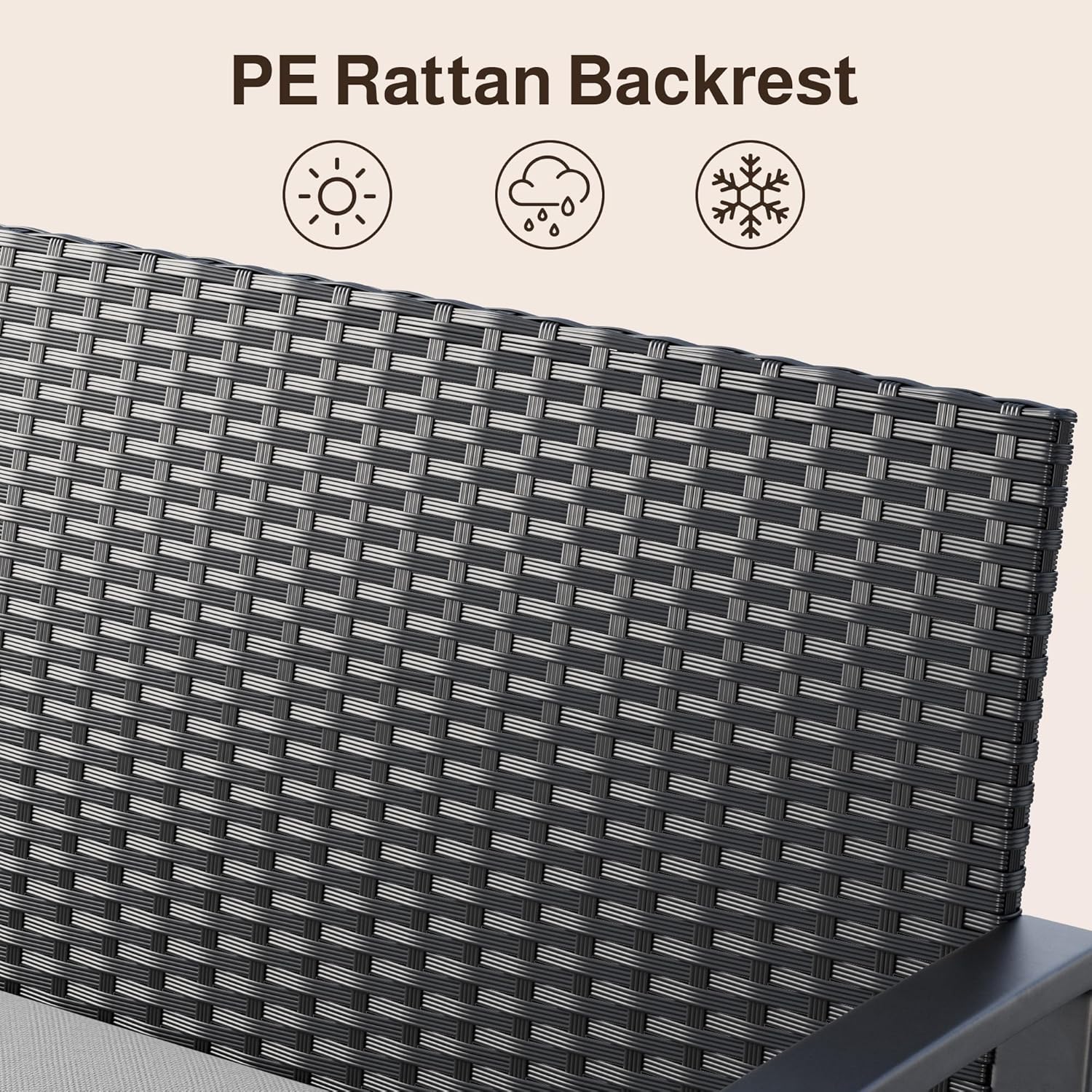 4 Piece Outdoor Patio Furniture