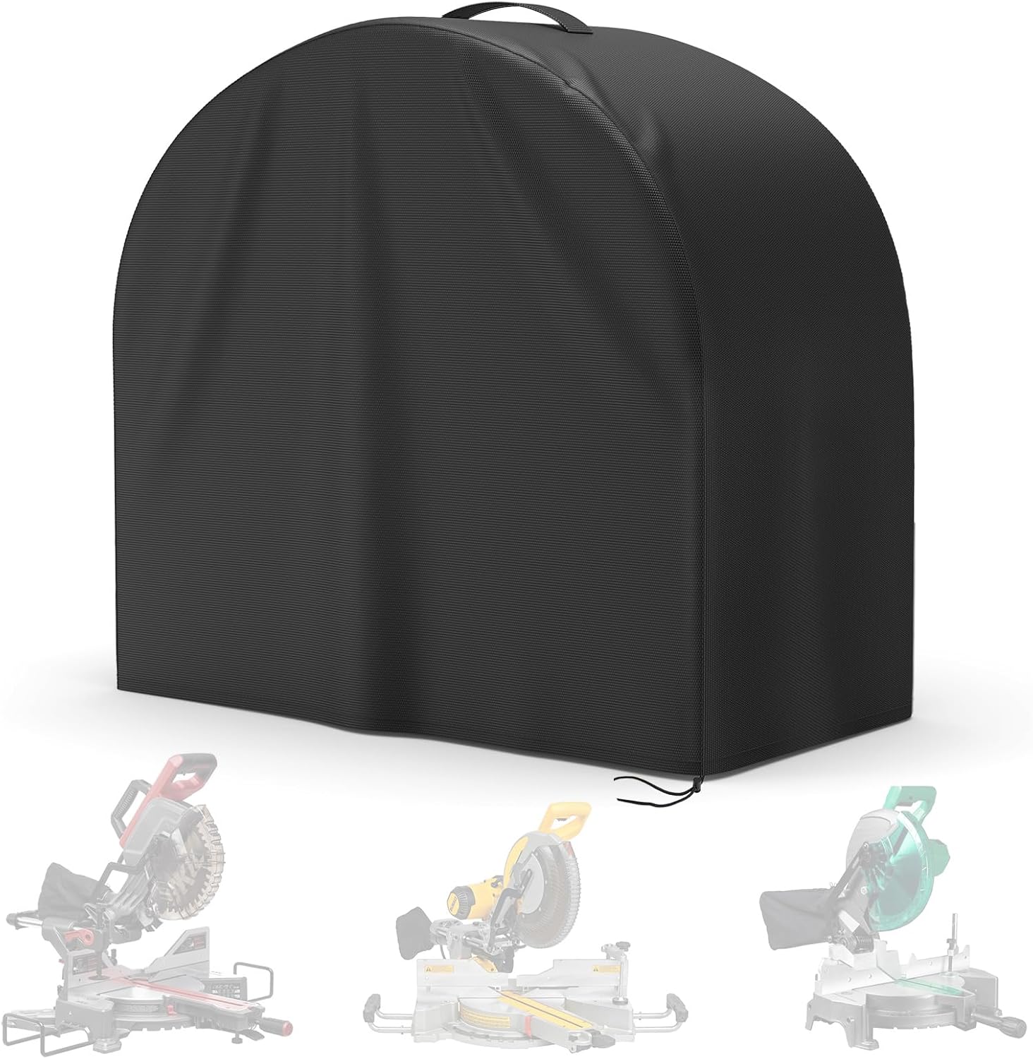 28''L x 24''W x 28''H, Miter Saw Dust Hood, Waterproof Dustproof Portable Table Saw Cover, Fit for Most Miter Planers, Machine Tools Outdoor