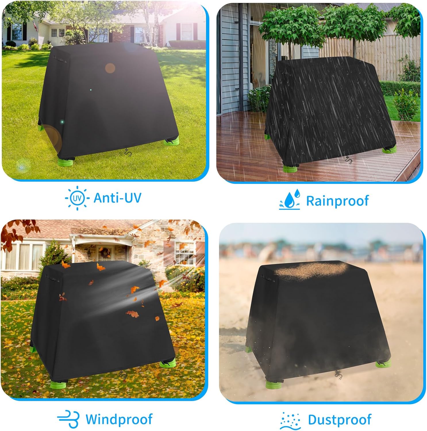 Kids Water Table Cover Fit Rain Showers Splash Pond Water Table, Waterproof Outdoor Toys Cover