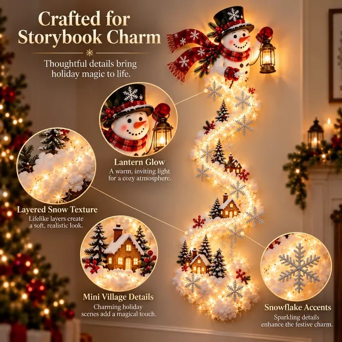 ✨ Christmas Magic Trail Wall Light - A Little Christmas Magic, Right on Your Wall