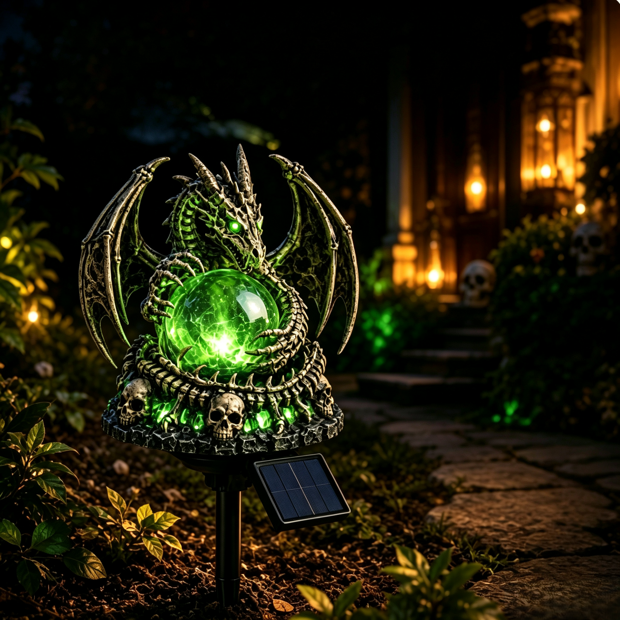 ✨ Solar Garden Sculpture Light | Waterproof Outdoor Landscape Decorative Light with Fantasy Theme