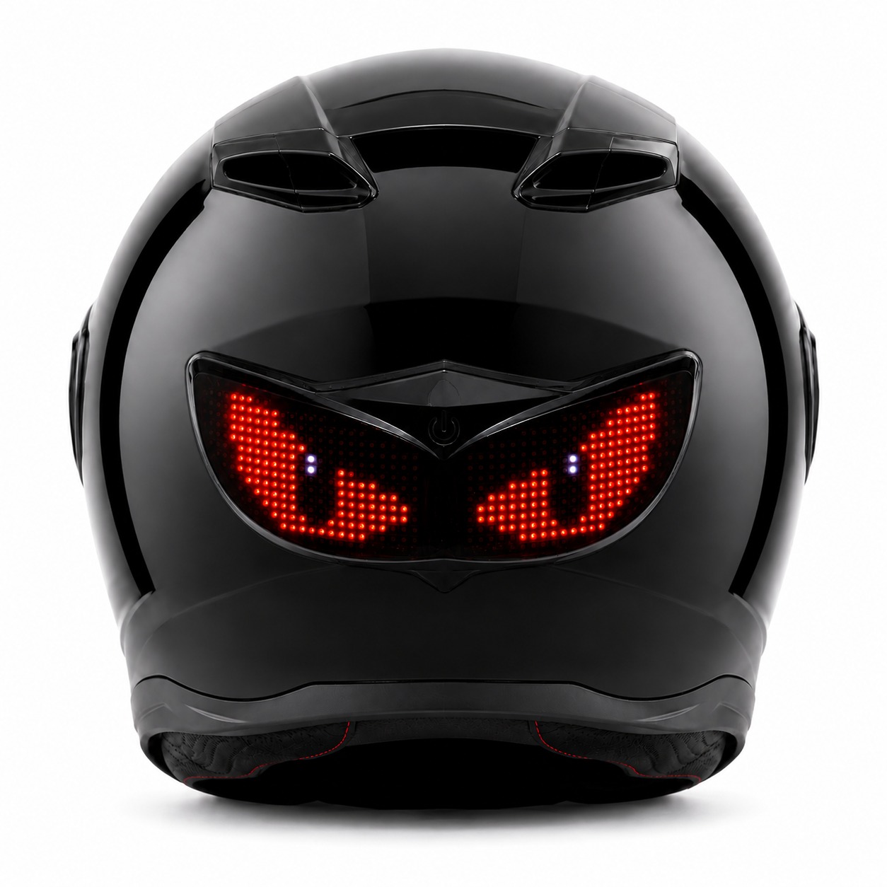 👿 Helmet LED Demon Eyes Smart Warning Light