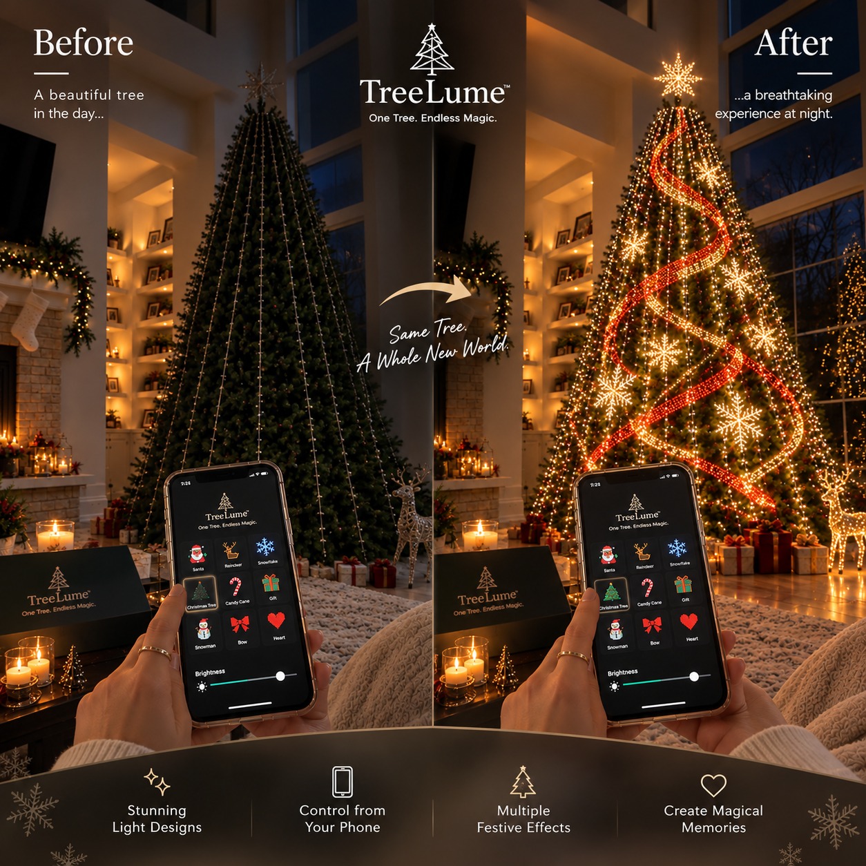 🎄 Glow Tree Smart Christmas Tree LED Lights