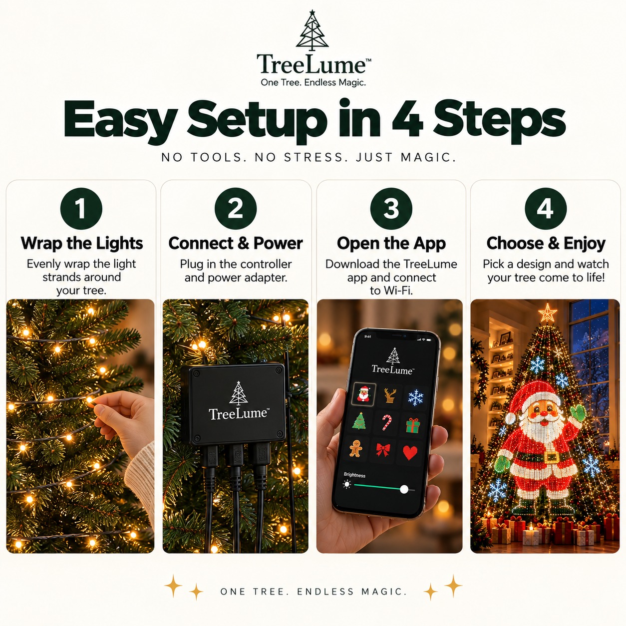 🎄 Glow Tree Smart Christmas Tree LED Lights