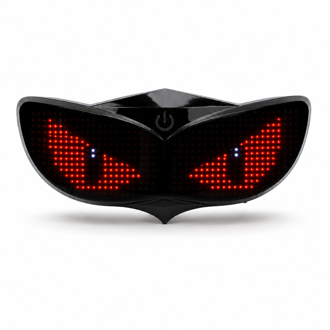 👿 Helmet LED Demon Eyes Smart Warning Light