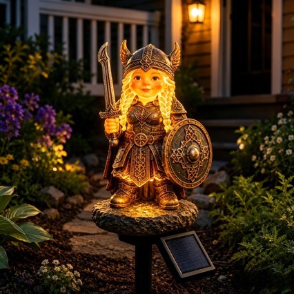 ✨ Solar Garden Sculpture Light | Waterproof Outdoor Landscape Decorative Light with Fantasy Theme