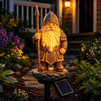 ✨ Solar Garden Sculpture Light | Waterproof Outdoor Landscape Decorative Light with Fantasy Theme