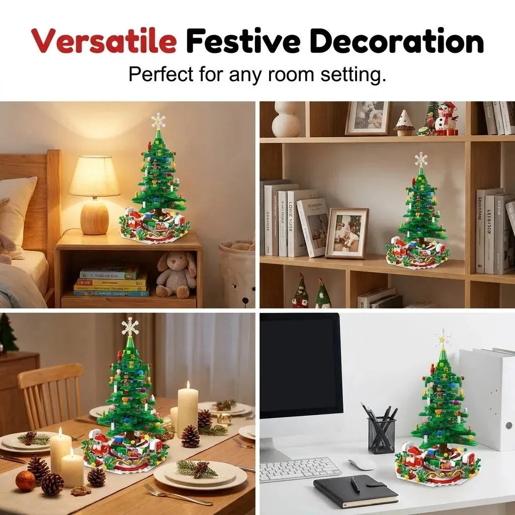 24-Day Christmas Countdown Building Block Set