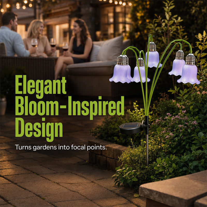 🏆Surprise Price: Only £15.99!!!🌷Solar Flower Lights Outdoor Garden Decorations