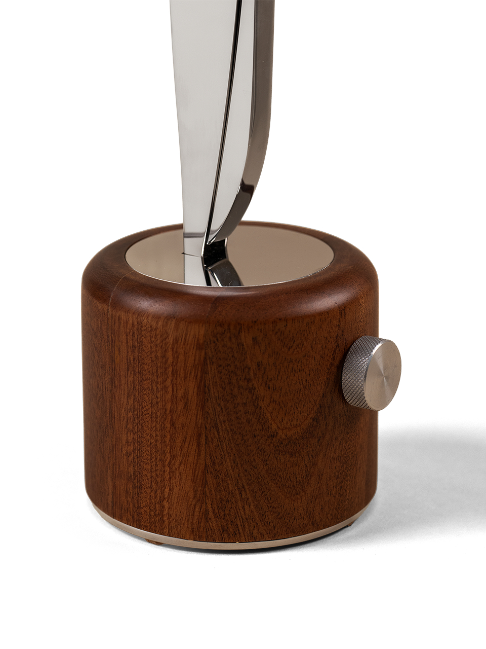 ✂️ Scissors-Shaped Sapele Wood Desk Lamp