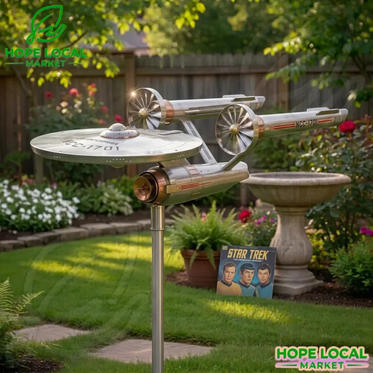 ✨ Star Wars X-Wing Starfighter Metal Wind Spinner | Sci-Fi Fan Outdoor Garden Kinetic Yard Decor