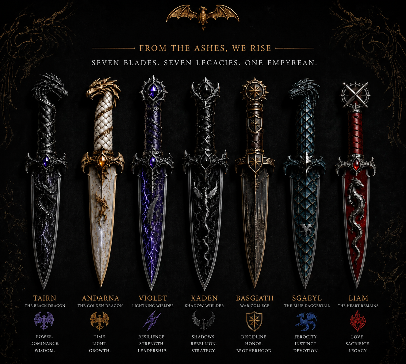 🐉 Complete Fantasy Collector’s Decorative Dagger Display Set