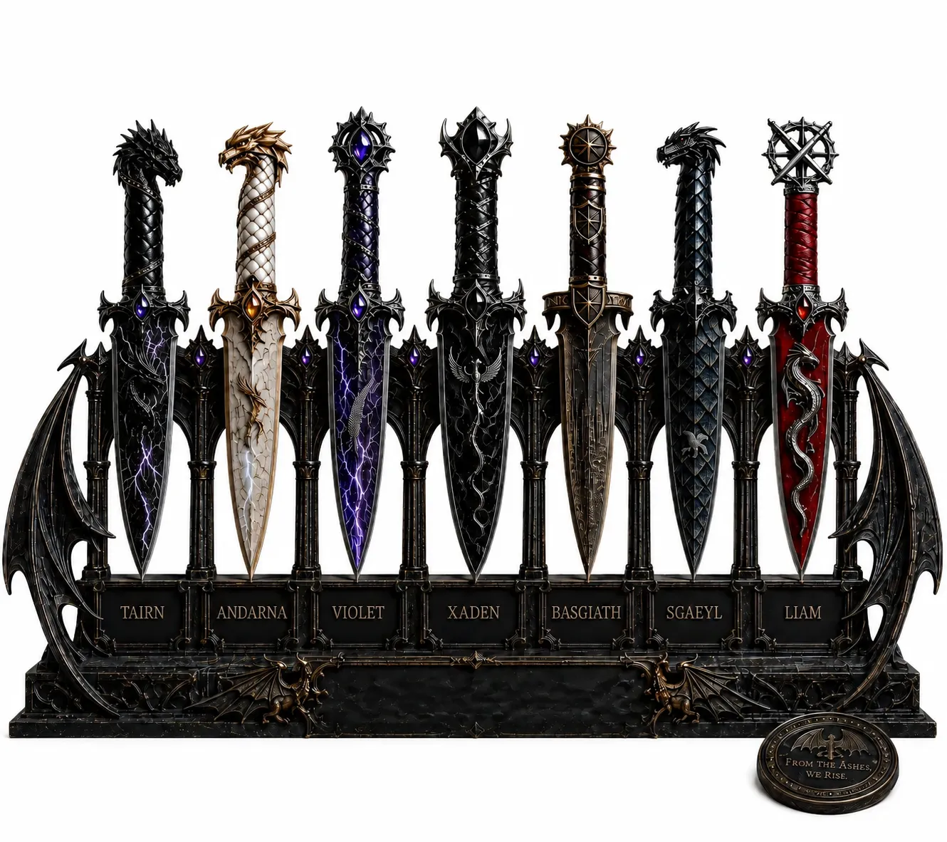 🐉 Complete Fantasy Collector’s Decorative Dagger Display Set