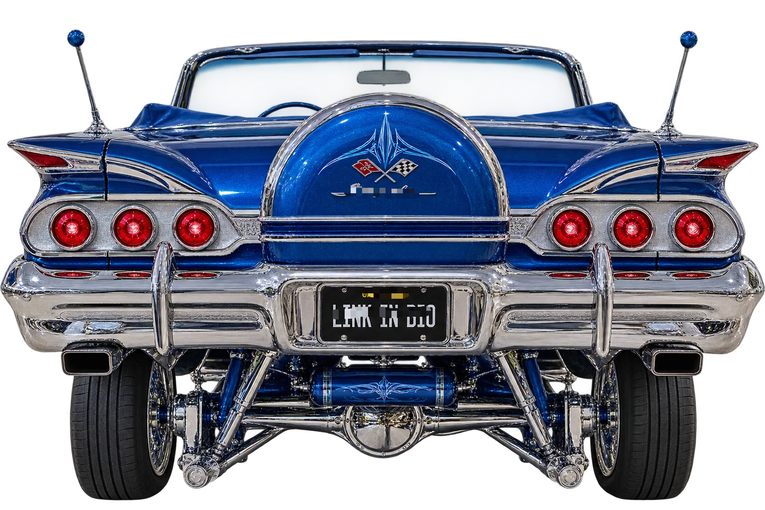 🚗 Classic Lowrider Car Rear Wall Shelf Lamp