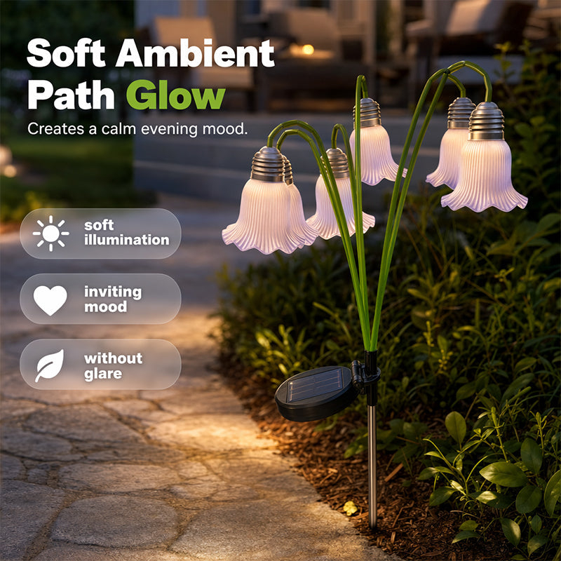 🏆Surprise Price: Only £15.99!!!🌷Solar Flower Lights Outdoor Garden Decorations