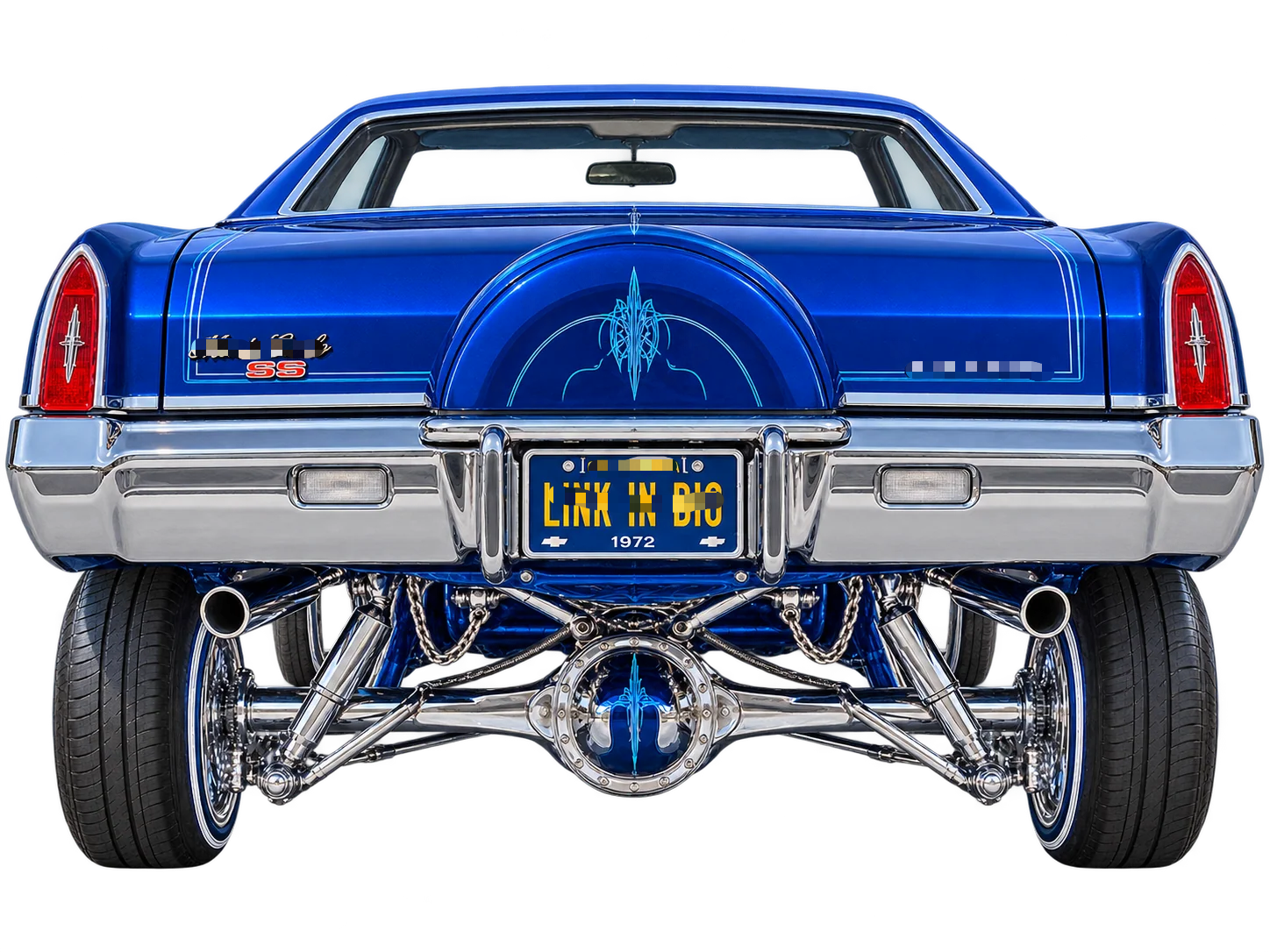 🚗 Classic Lowrider Car Rear Wall Shelf Lamp