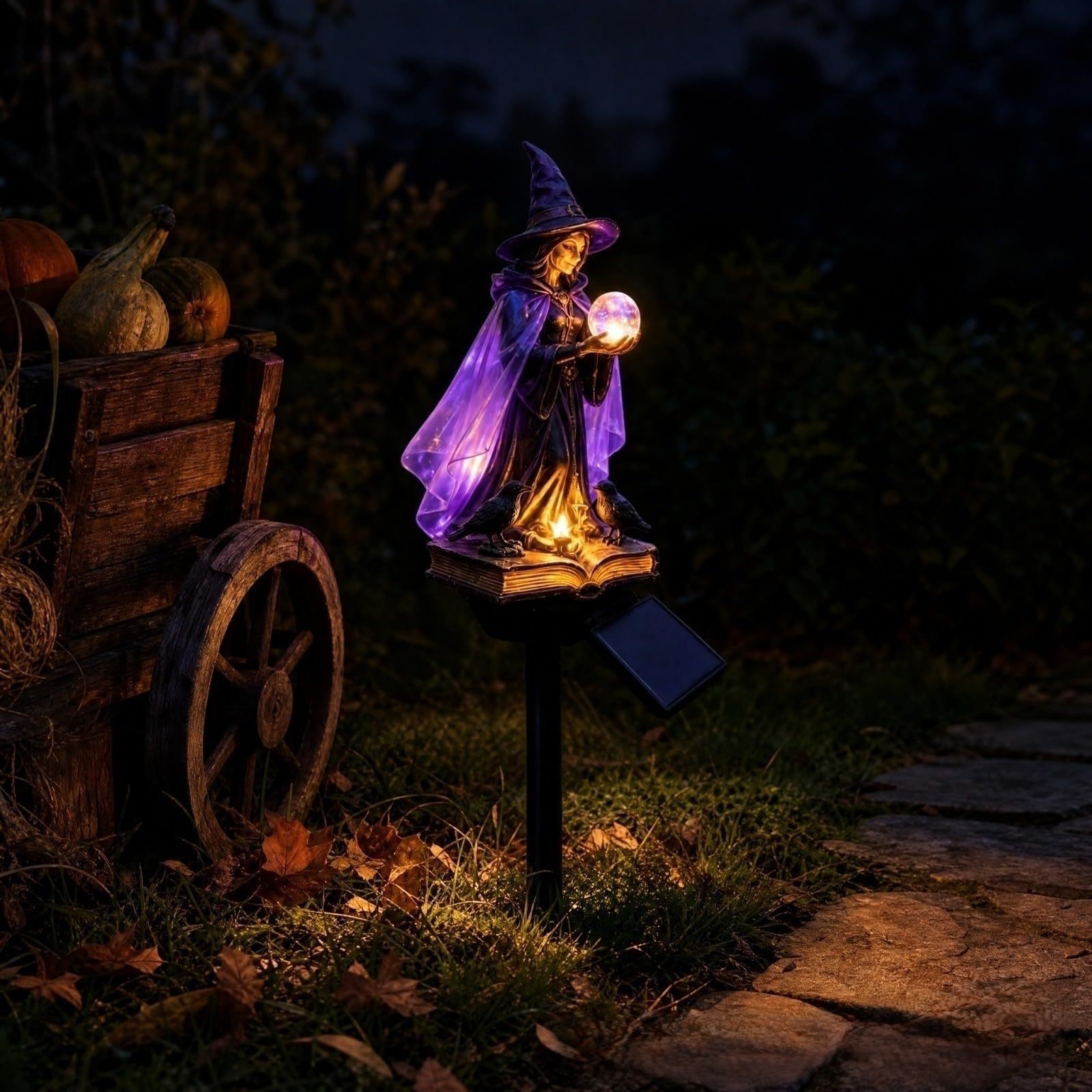 ✨ Solar Garden Sculpture Light | Waterproof Outdoor Landscape Decorative Light with Fantasy Theme