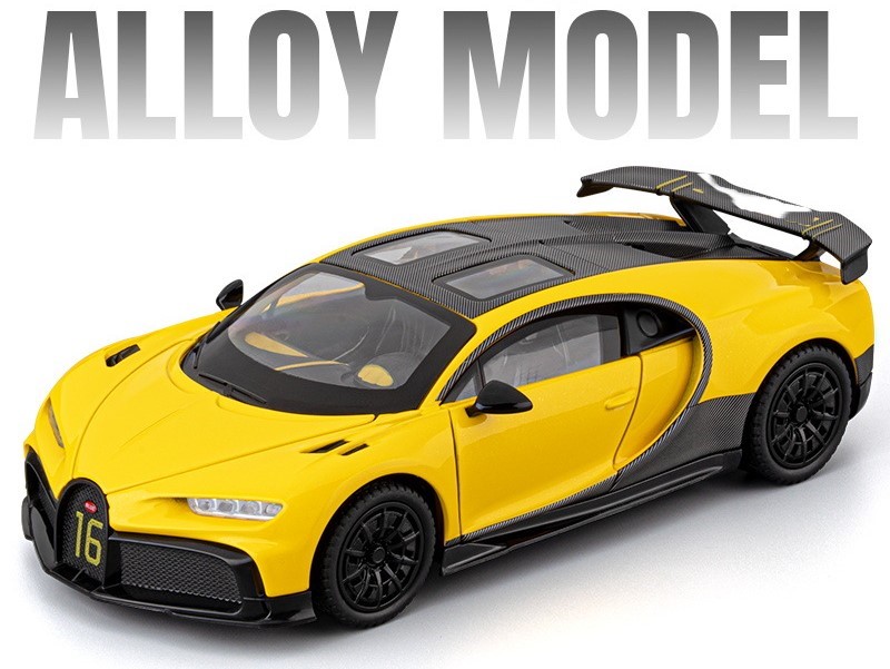 🏎️ Supercar Alloy Diecast Model Light & Sound Pull-Back Replica Car Toy / Collectible Decor