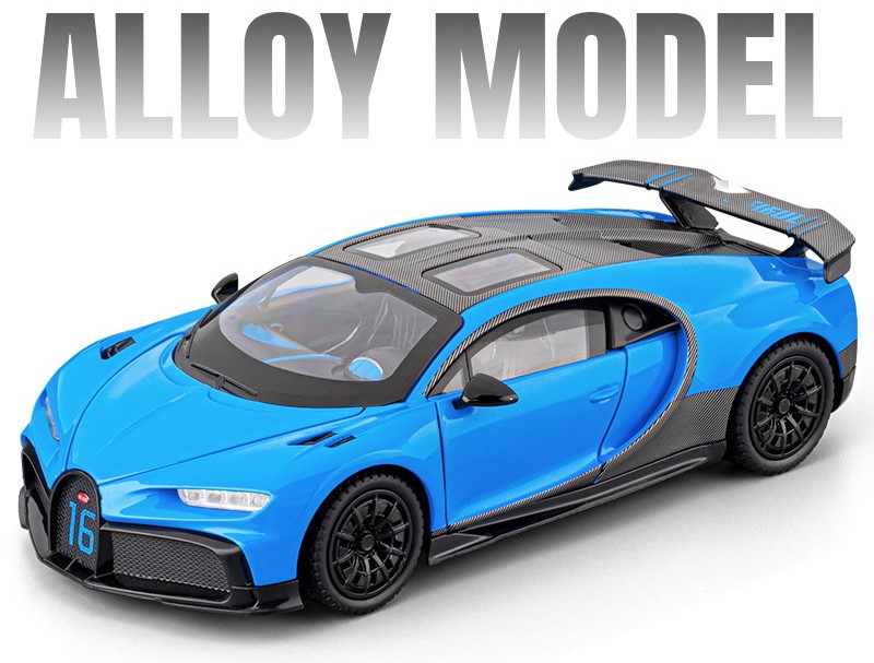 🏎️ Supercar Alloy Diecast Model Light & Sound Pull-Back Replica Car Toy / Collectible Decor