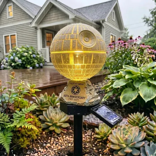🚐 Scooby Doo Mystery Machine Solar Garden Stake Light | Retro Hippie Van Outdoor Landscape Decor Lamp