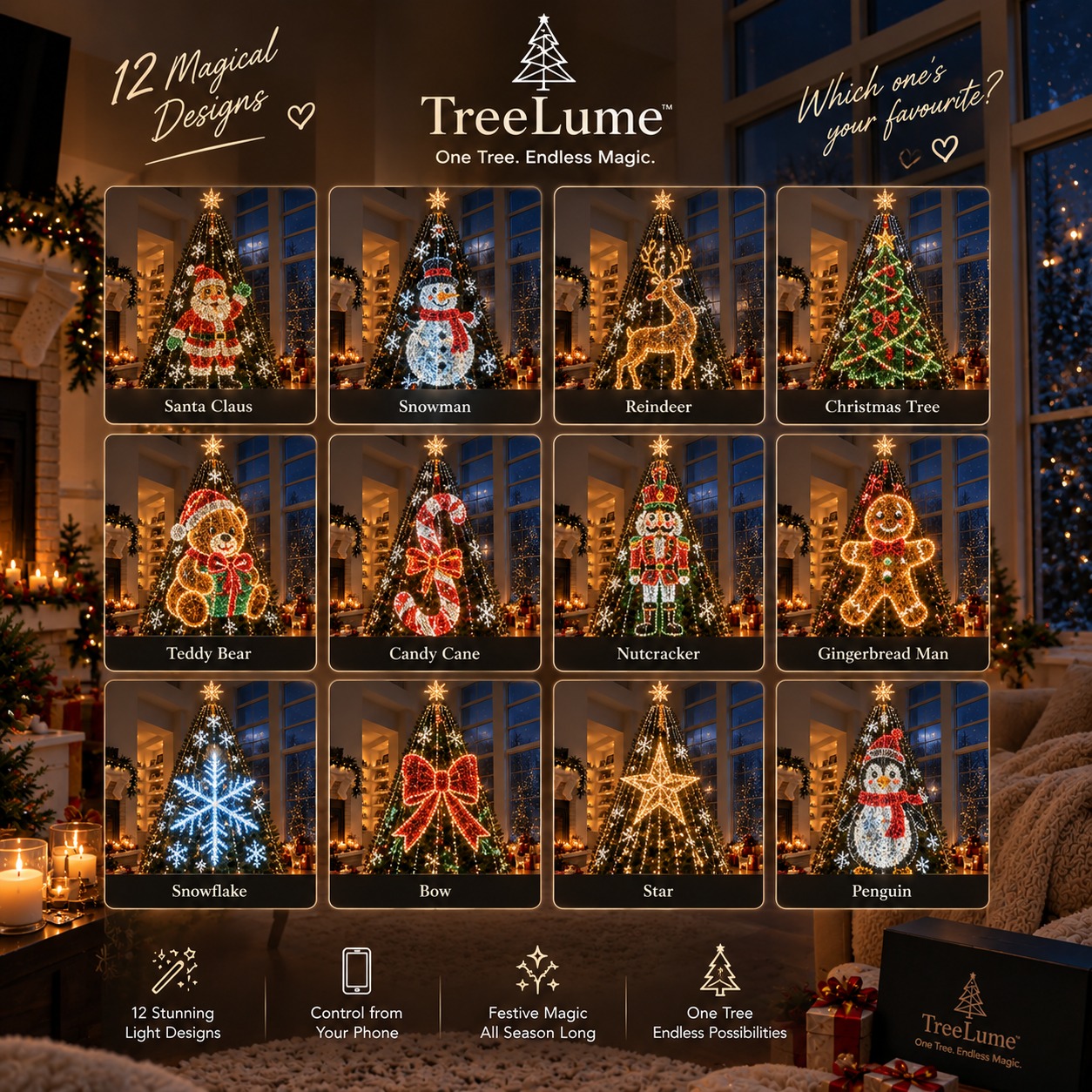 🎄 Glow Tree Smart Christmas Tree LED Lights