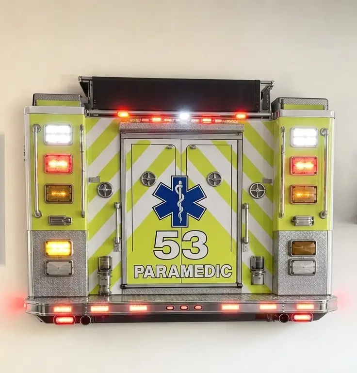 🚒 Fire Truck Tail Wall Light