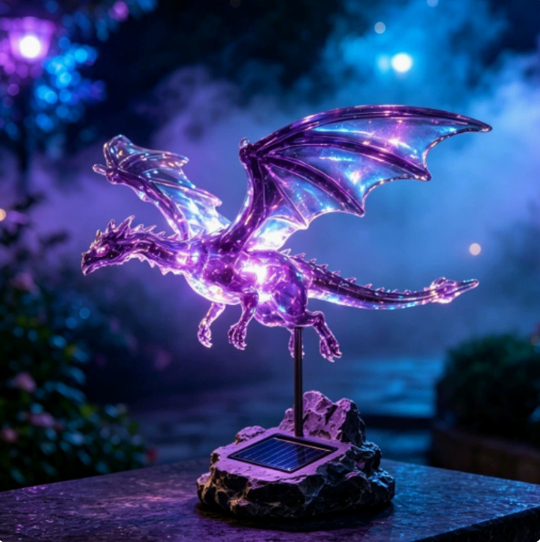 ✨ Solar Garden Sculpture Light | Waterproof Outdoor Landscape Decorative Light with Fantasy Theme