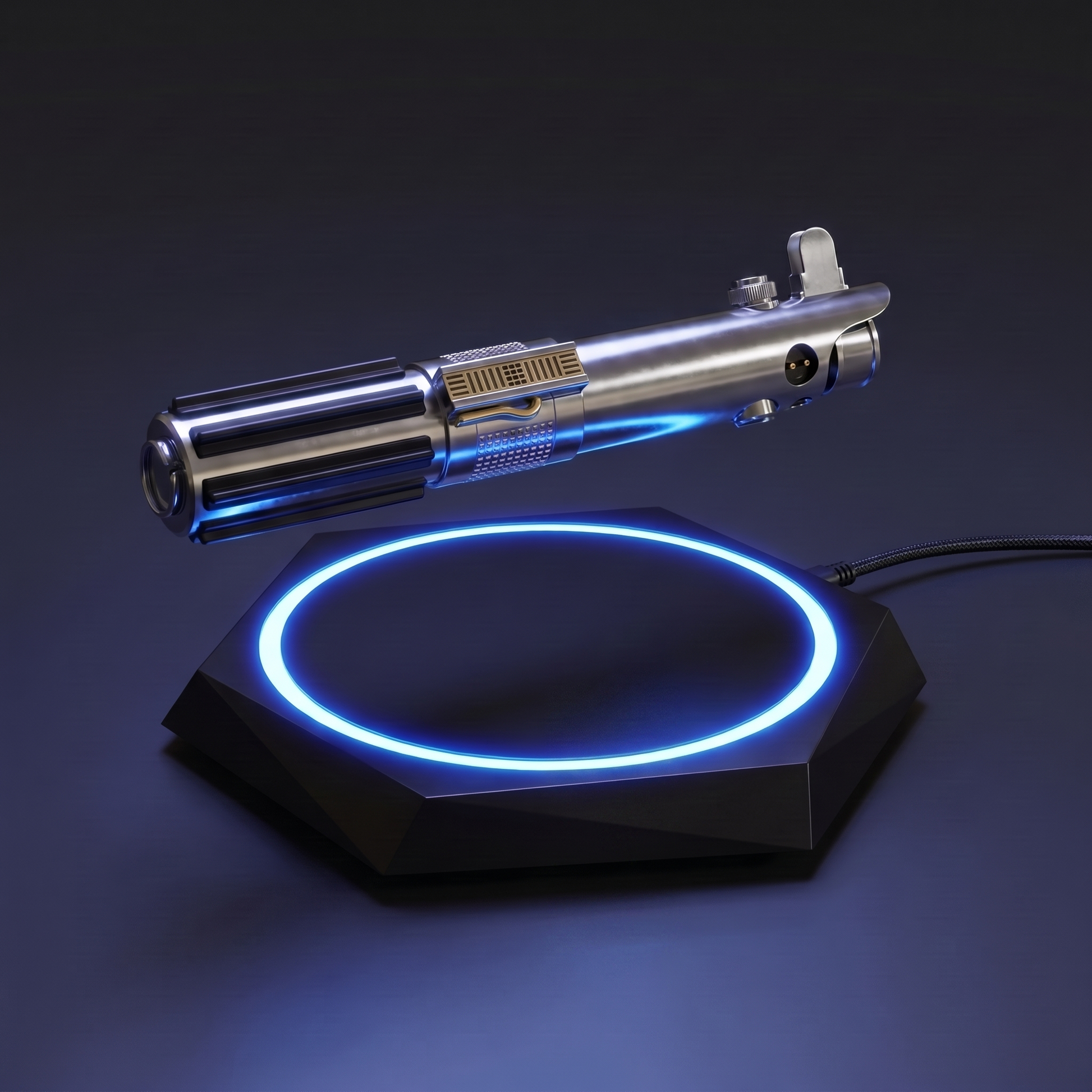 ⚔️ Magnetic Levitating Lightsaber Hilt Display Stand