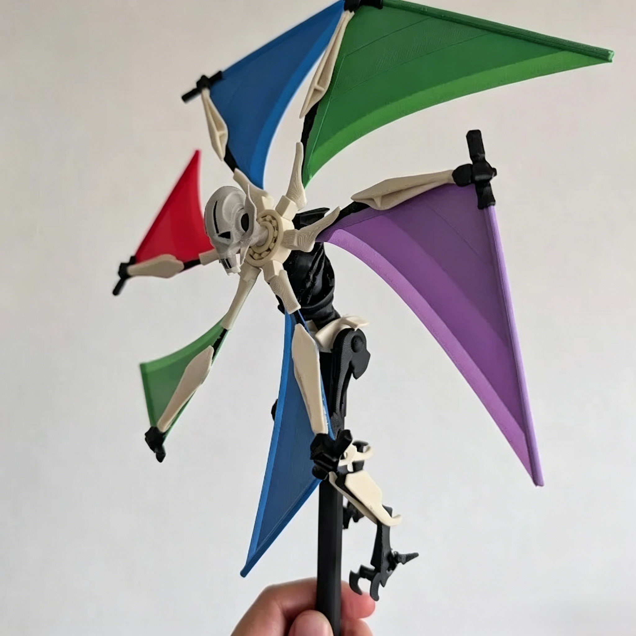 ⚙️ General Grievous Wind Spinner | Star Wars‑Themed Garden Whirligig