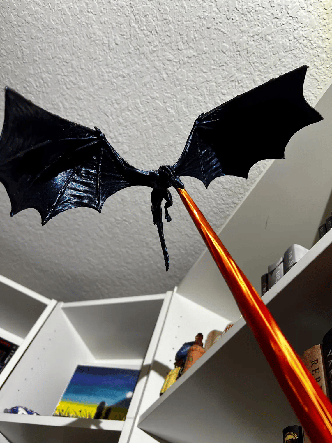 🐉Naotstore - Dragon Flame Book Nook