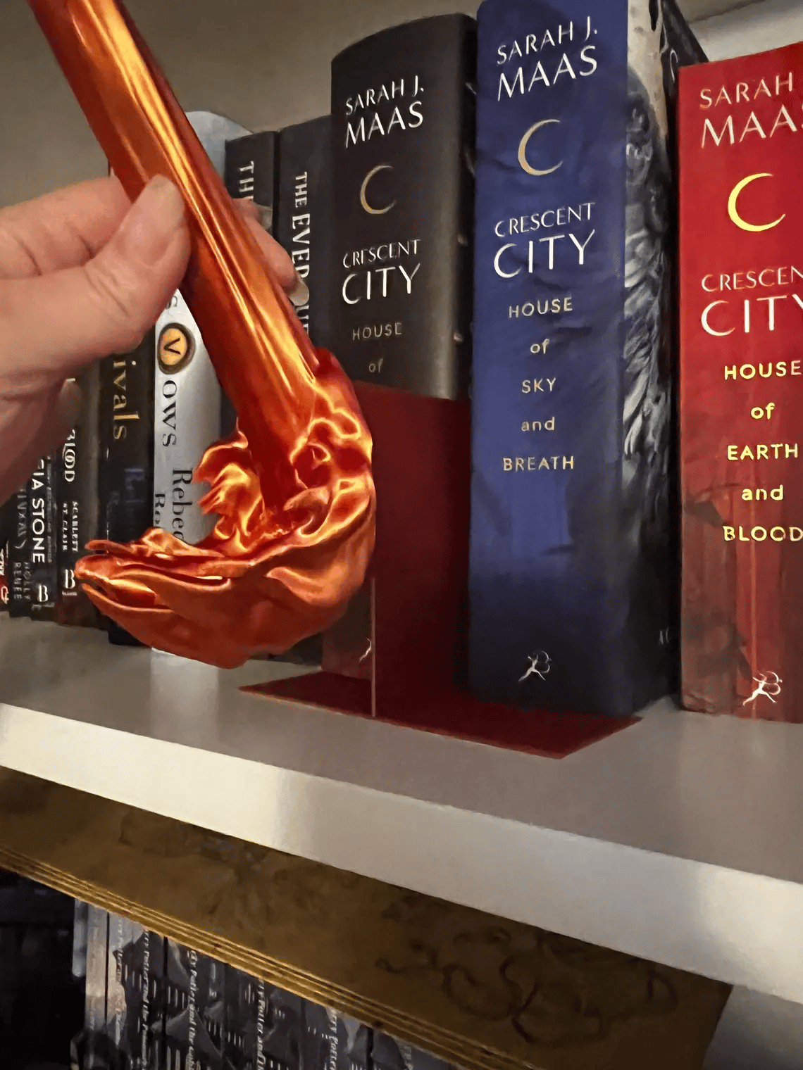 🐉Naotstore - Dragon Flame Book Nook