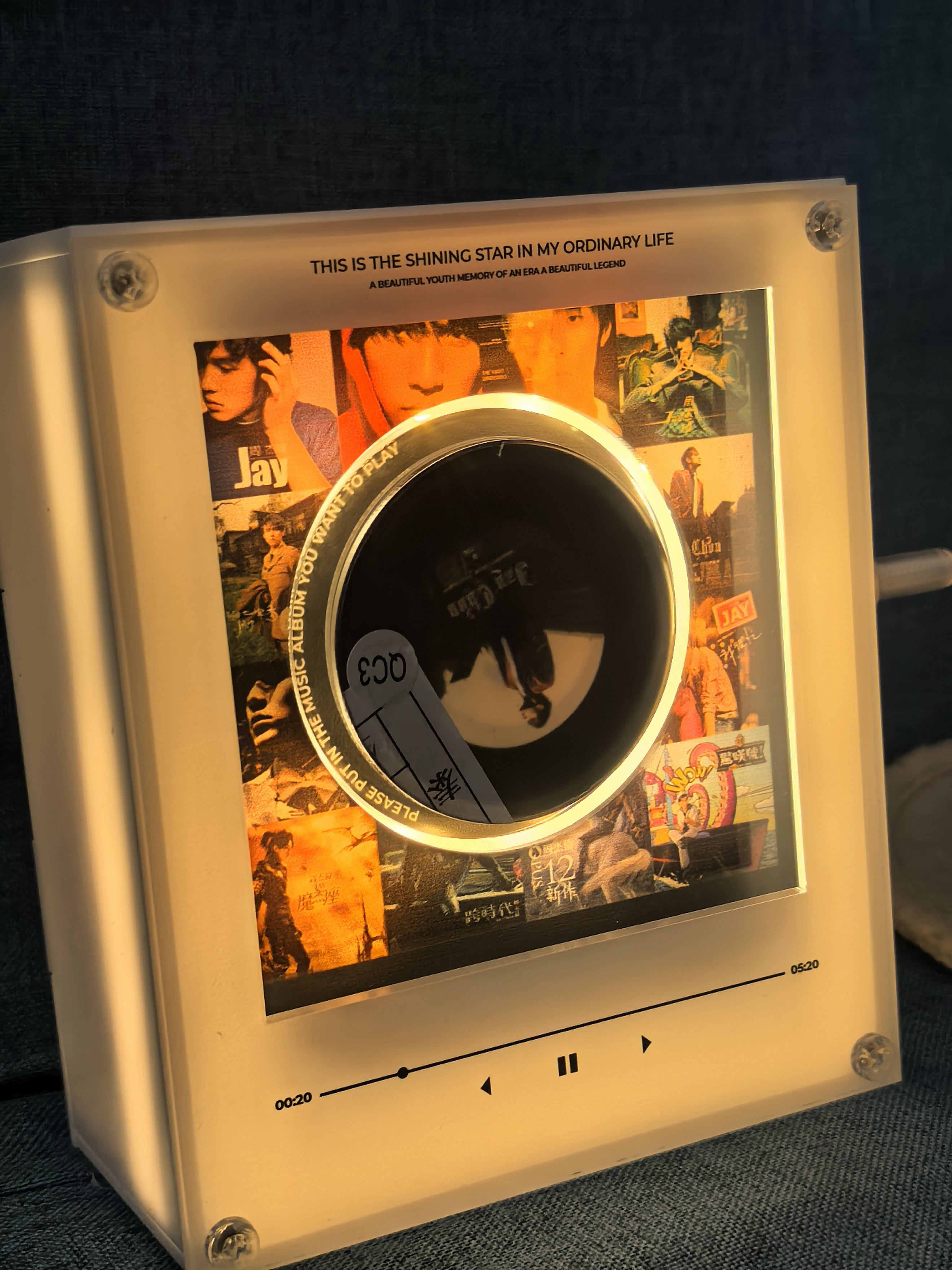 🎤 Iconic Music Legend NFC Fridge Magnet Music Player | Retro Vinyl Decor Gift Set🎵