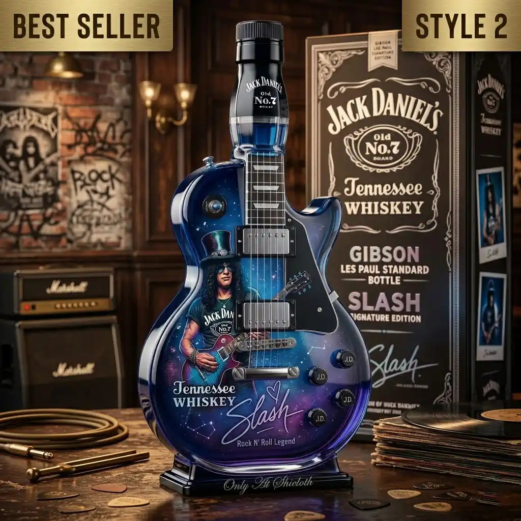 🎸 Rock‑N‑Roll Guitar‑Shaped Whiskey Decanter | Slash‑Inspired Liquor Bottle With Gift Box