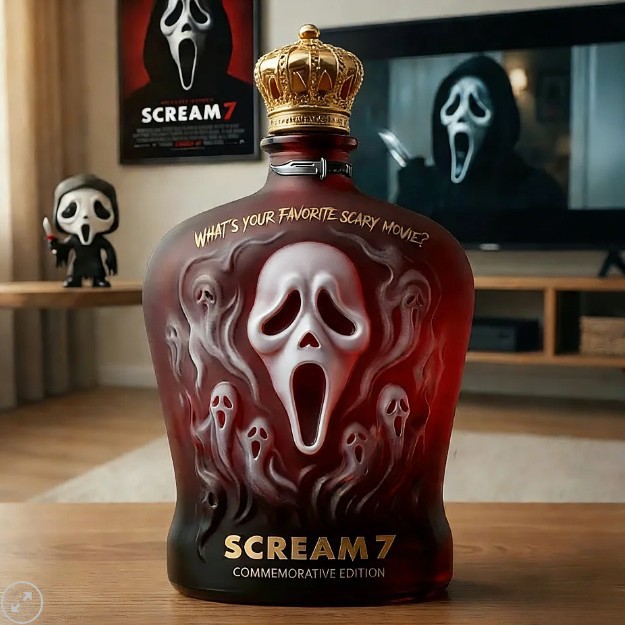 👻 Scream Ghost Face Whiskey Decanter | Horror Movie Themed Liquor Bottle