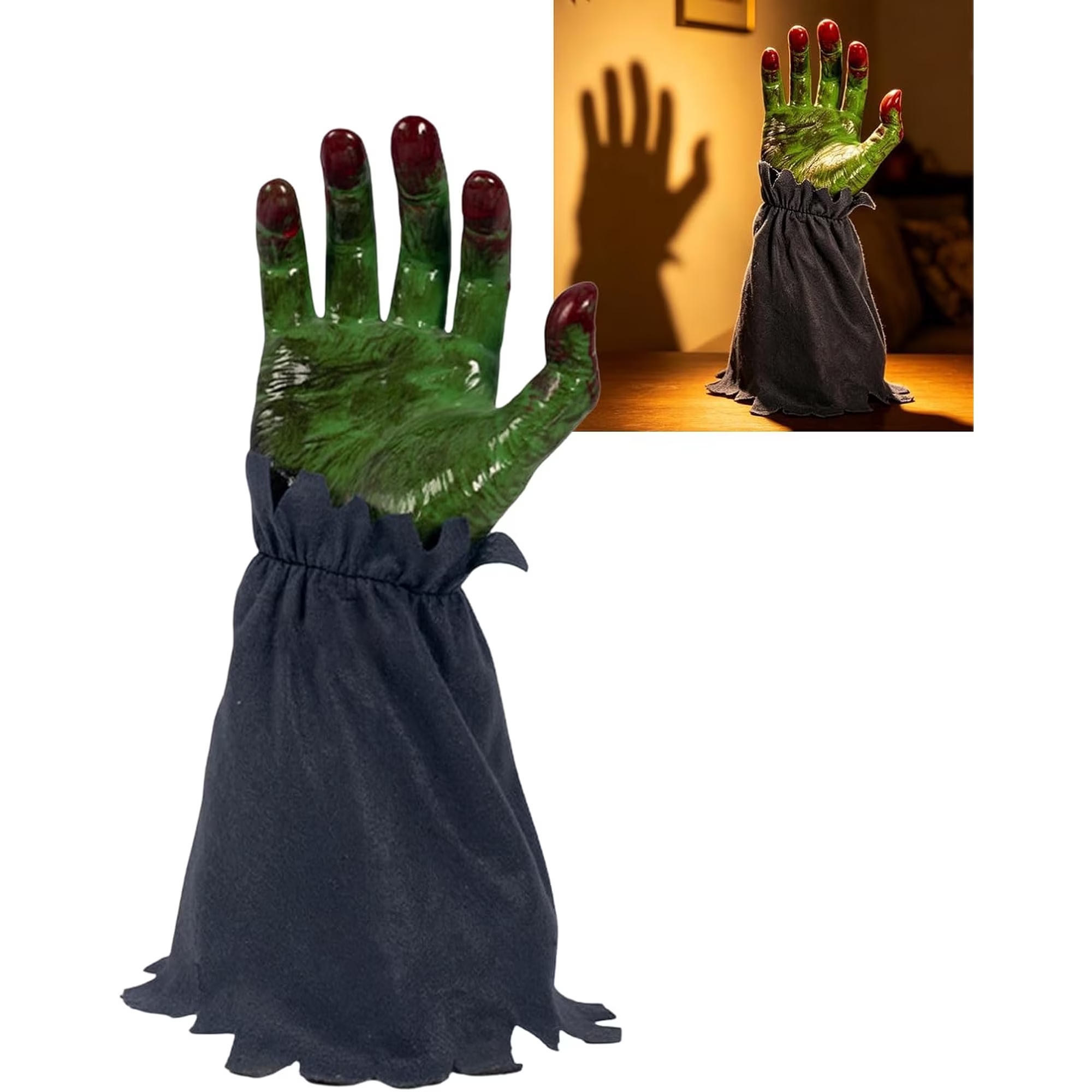 🧟Animated Jumping Zombie Witch Hand Halloween Decor