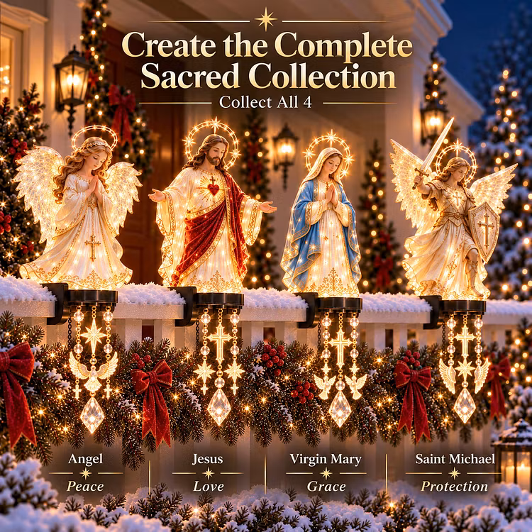 🔥✨ Sacred Christmas Railing Lights