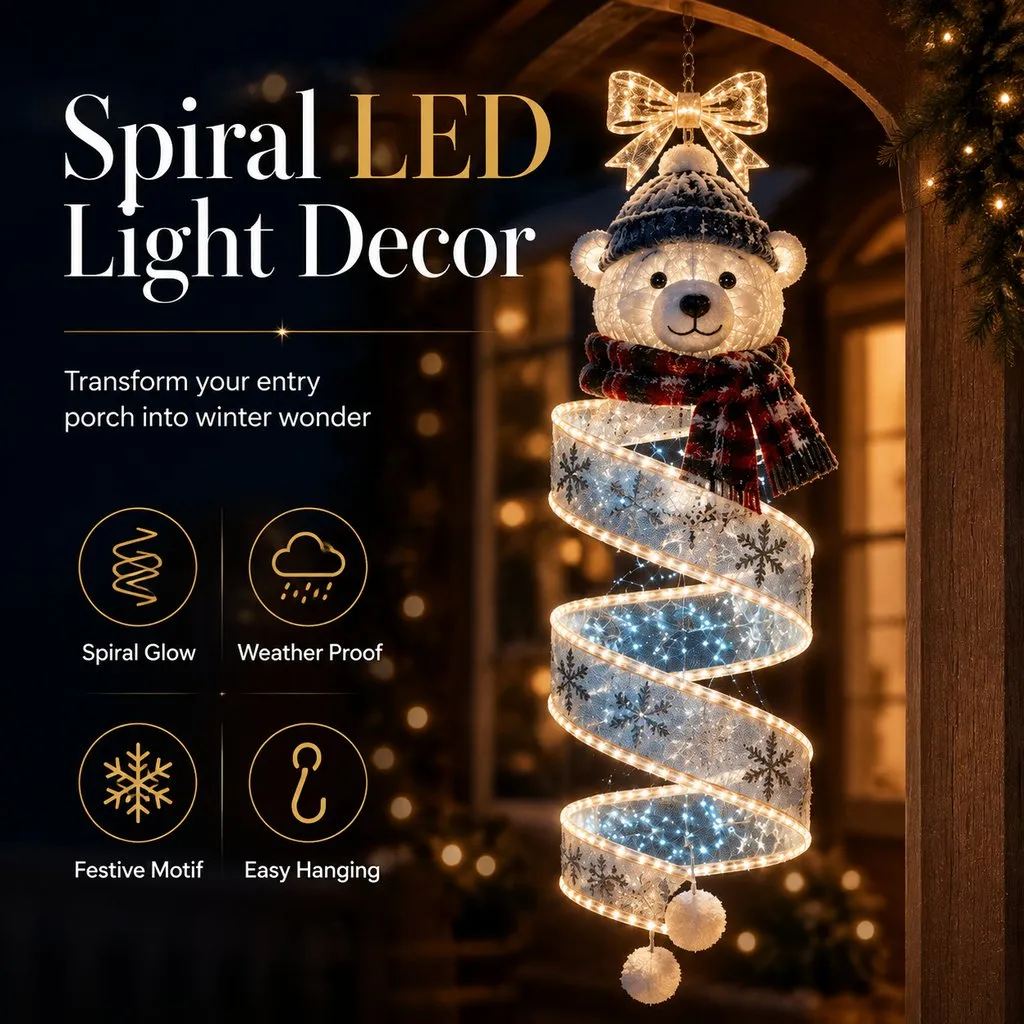 🎄Christmas Magic Spiral Hanging LED Light Collection