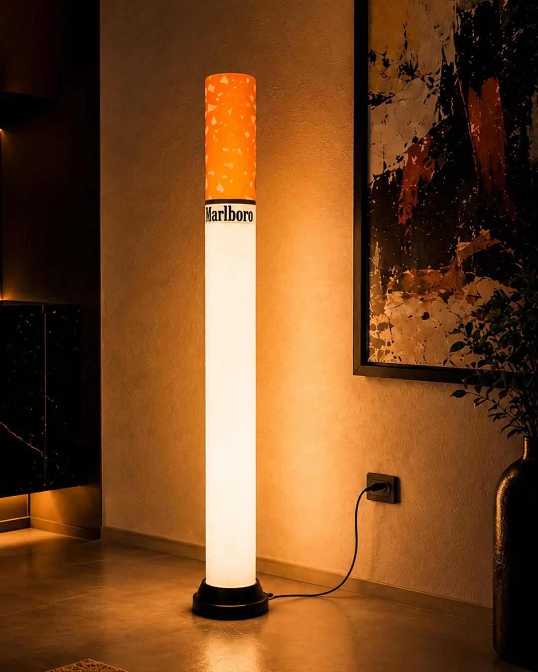 💡Cigarette Shaped Novelty Table Lamp