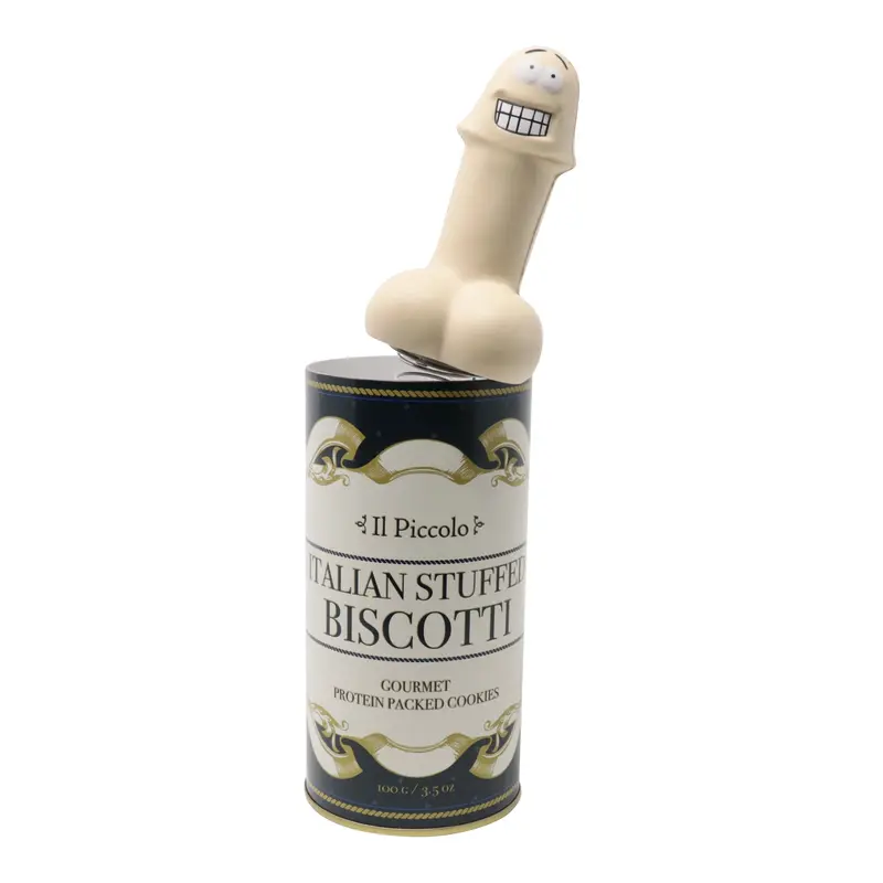 Popping Pecker (Il Piccolo Italian Stuffed Biscotti) – Surprise Prank Gift | Funny Valentine’s Day, White Elephant & Gag Gift | April Fools Party Joke | Novelty Pop-Up Trick