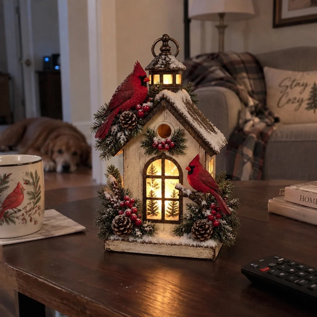 🐦🏡A Little Winter Home for Cardinal Lovers