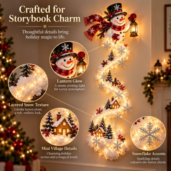 ✨ Christmas Magic Trail Wall Light - A Little Christmas Magic, Right on Your Wall