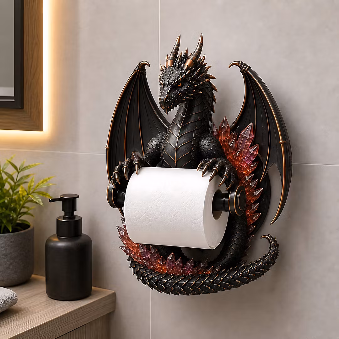 🐉Dragon Toilet Paper Holder Wall Mount