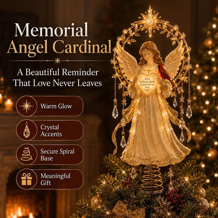 🎄 Lighted Memorial Christmas Tree Topper Collection