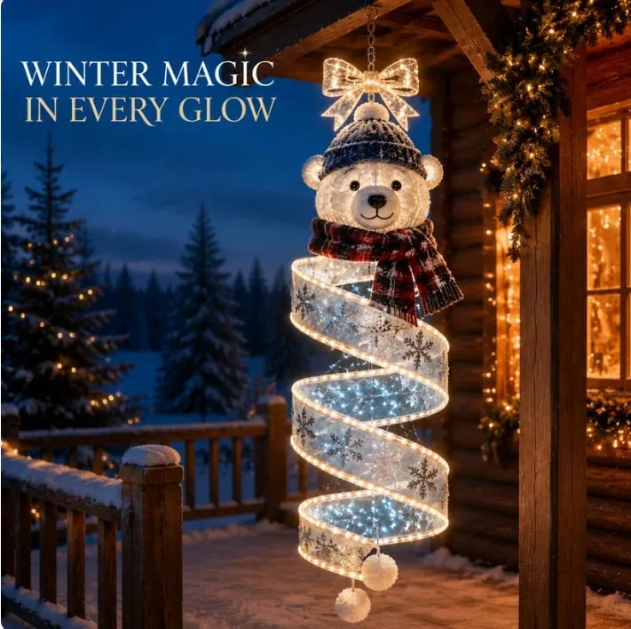 🎄Christmas Magic Spiral Hanging LED Light Collection